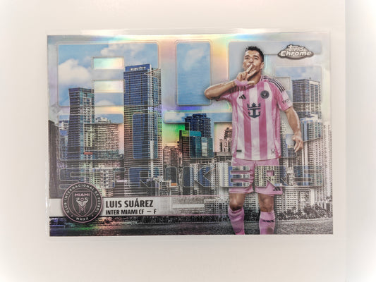 Luis Suarez big city strikers - Topps Chrome Mls 25/26
