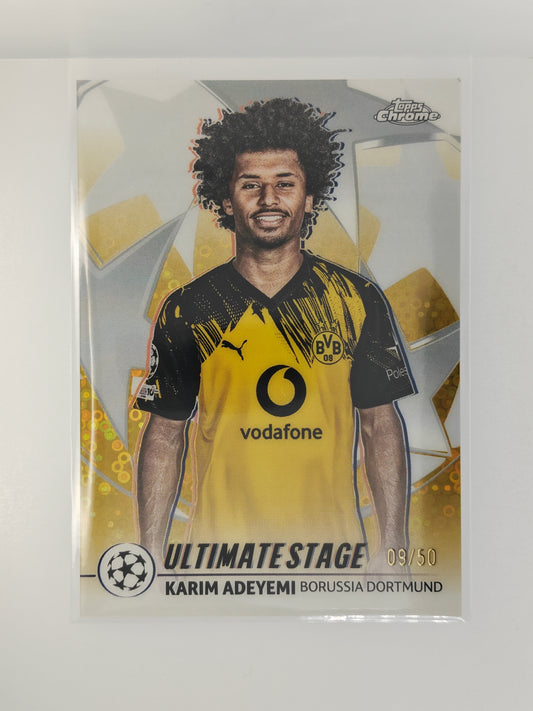 Karim Adeyemi /50 Ultimate Stage - Topps Flagship 24/25