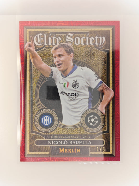 Nicolo Barella /5 Elite Society - Topps Merlin 24/25