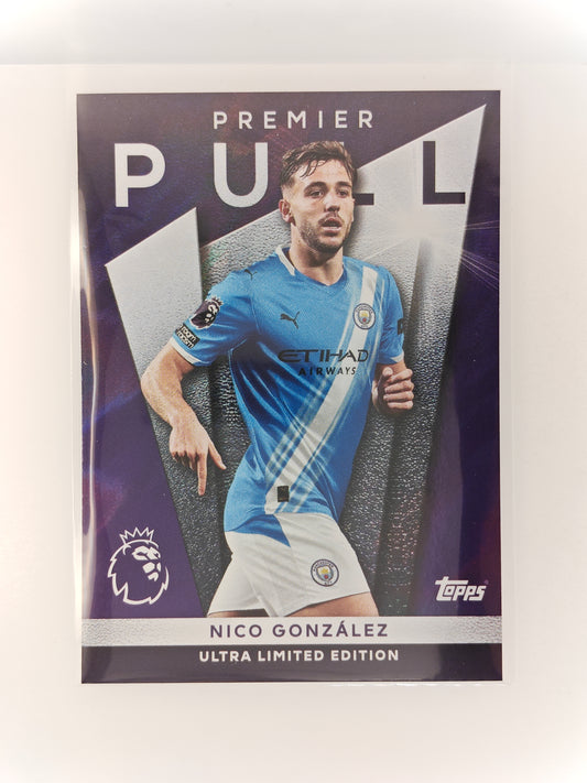 Nico gonzalez premier pull ultra limited - Topps Premier League 25/26