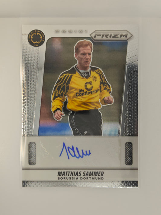 Matthias Sammer auto - Panini Prizm Club World Cup