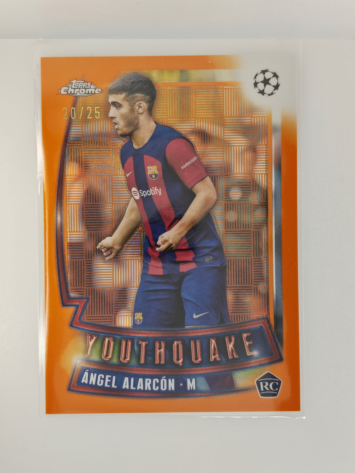 Angel Alarcon /25 Youthquake rc - Topps Chrome 24/25