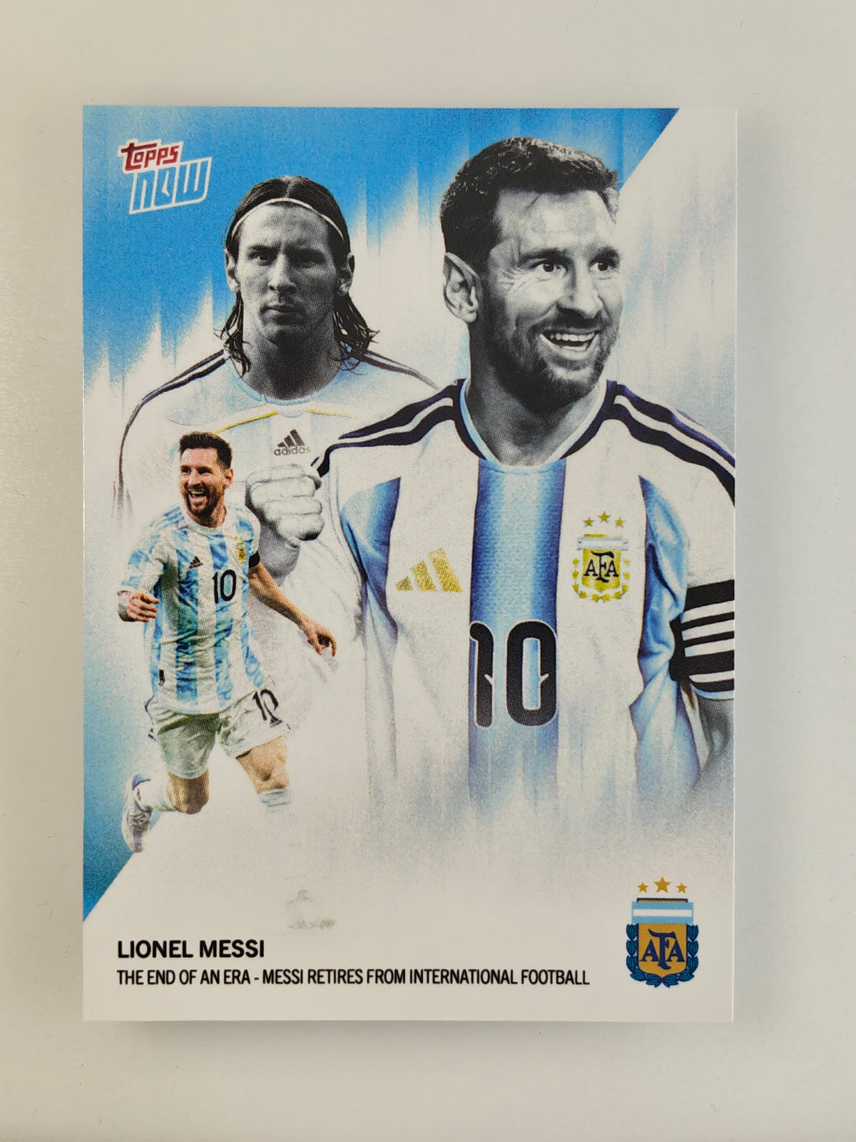 Lionel Messi Say Goodbye Topps Now