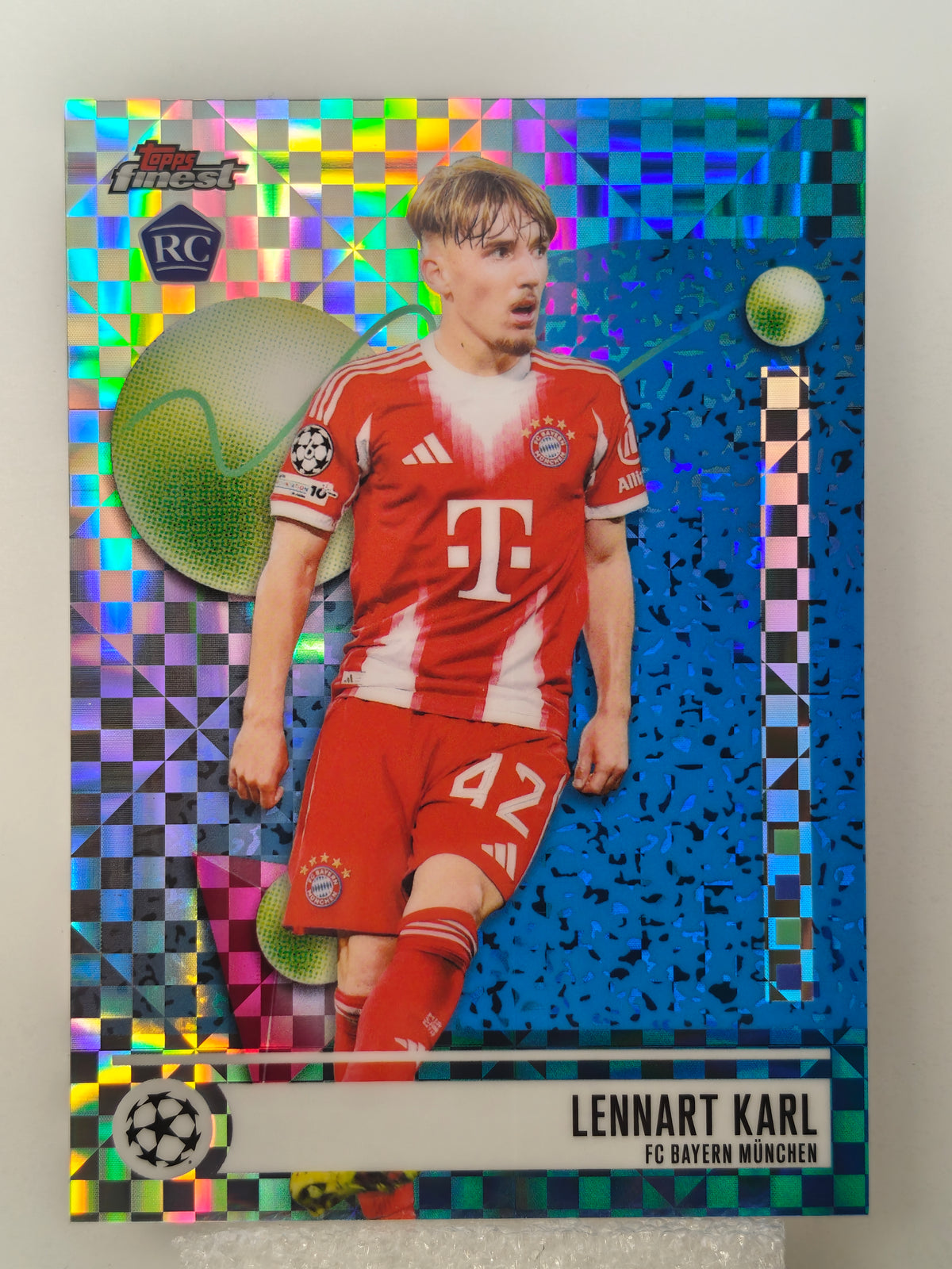 Lennart Karl RC Checkerboard  - Topps Finest 25/26
