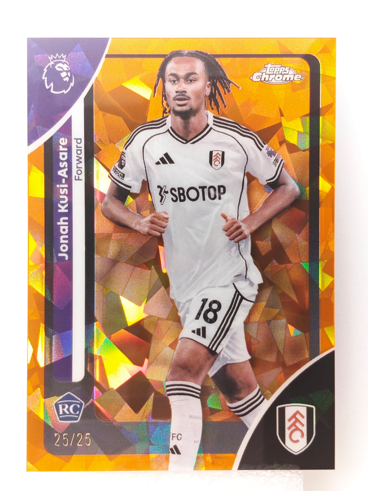 Jonah Kusi-Asara 25/25 RC - Topps Chrome PL 25/26
