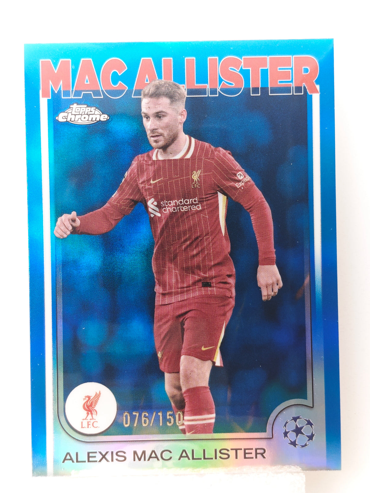 Alexis Mac Allister /150 - Topps Chrome 24/25