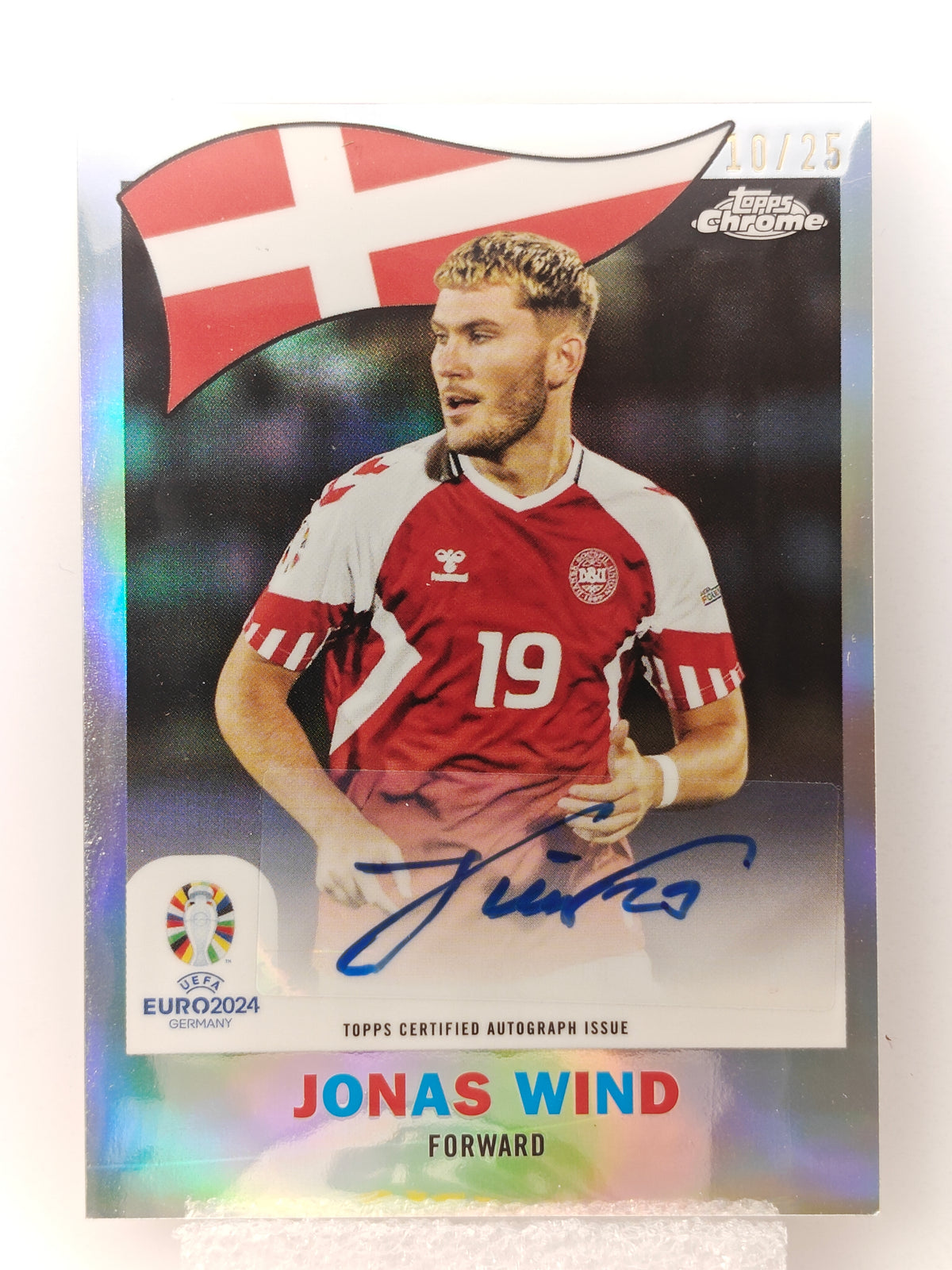Jonas Wind auto /25 1960 instert - Topps Chrome Euro 24