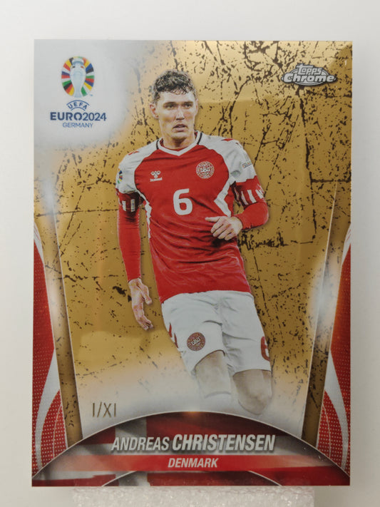 Andreas Christensen I/XI - Topps Chrome Euro 24
