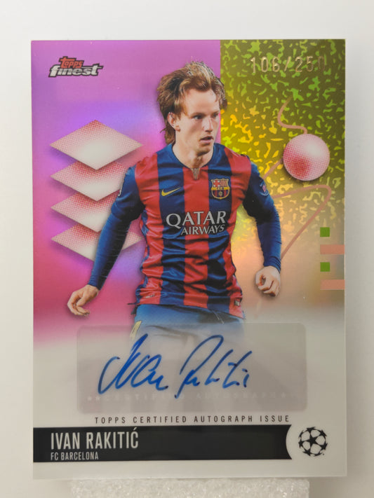 Ivan Rakitic auto /250 - Topps Finest 25/26