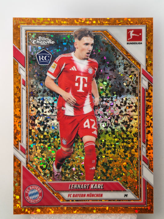 Lennart Karl /25 RC - Topps Chrome Bundesliga 25/26