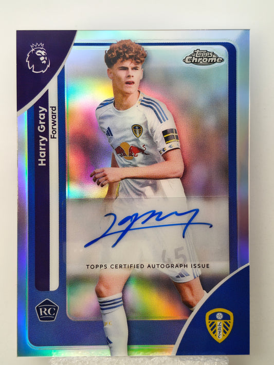 Harry Gray auto RC - Topps Chrome PL 25/26