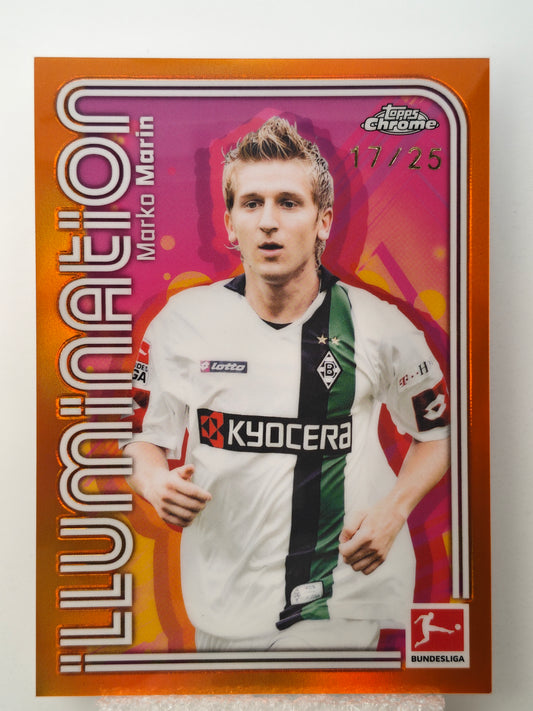 Marko Marin /25 Illumination - Topps Chrome Bundesliga 25/26