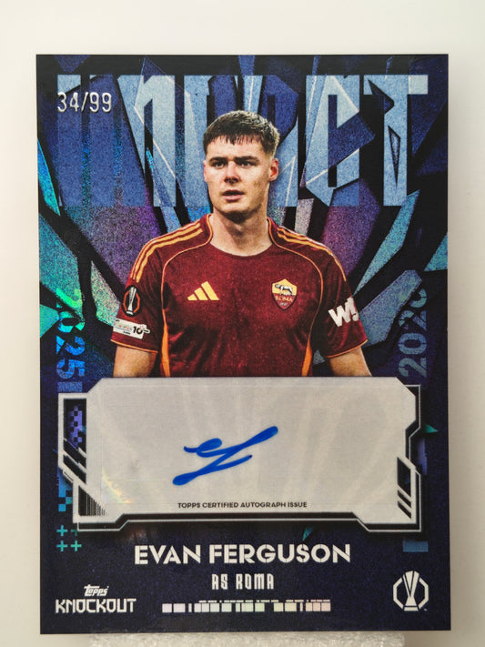 Evan Ferguson auto /99 - Topps Knockout 25/26