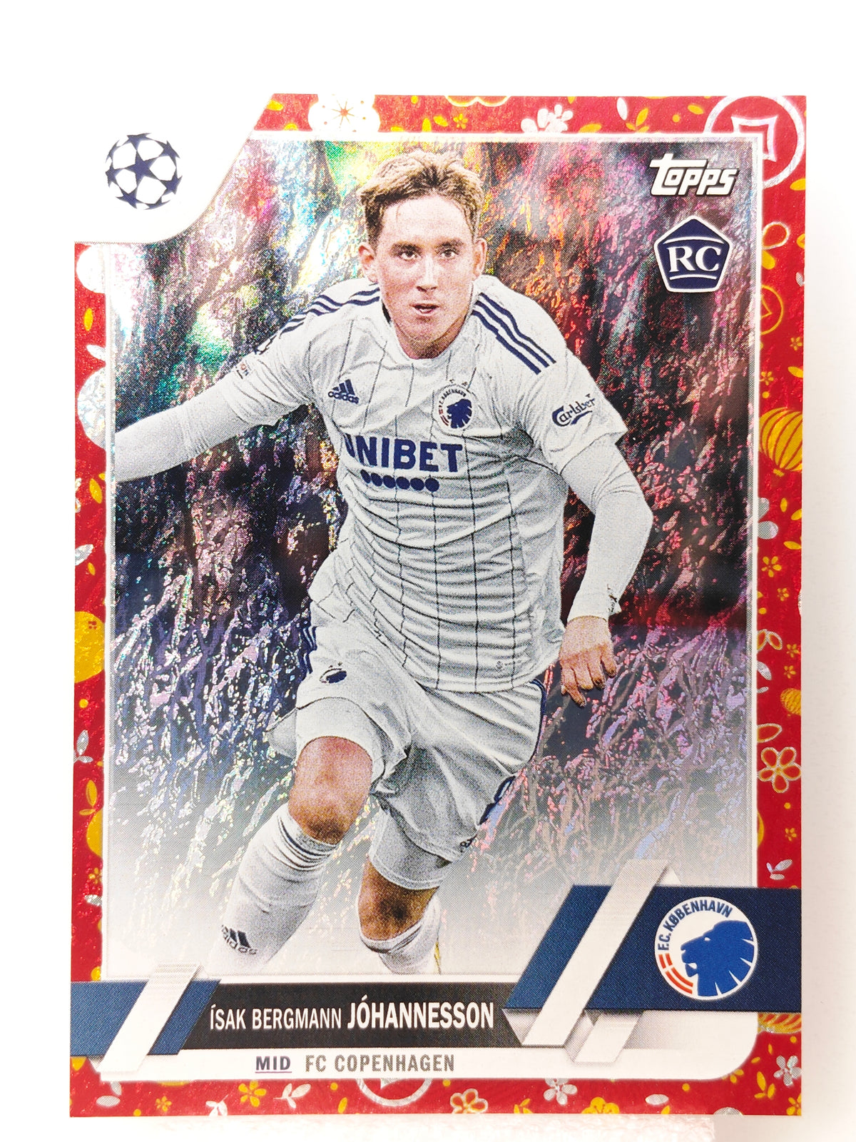 Isak Bergmann Johannesson /150 RC - Topps Flagship 22/23