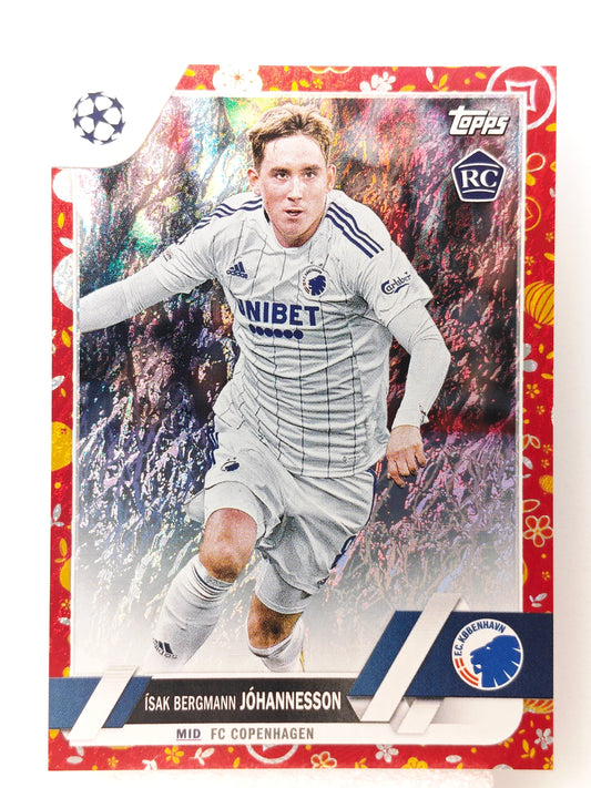 Isak Bergmann Johannesson /150 RC - Topps Flagship 22/23