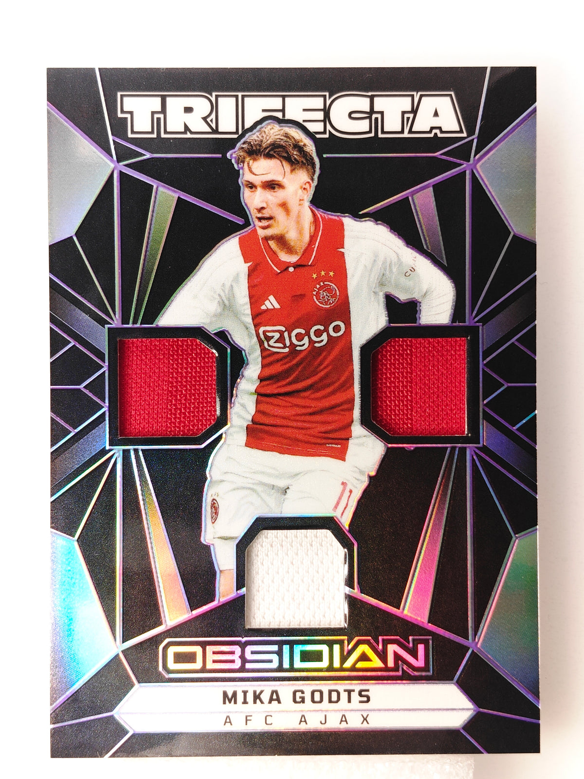 Mika Godts /25 patch trifecta - Panini Obsidian 24/25
