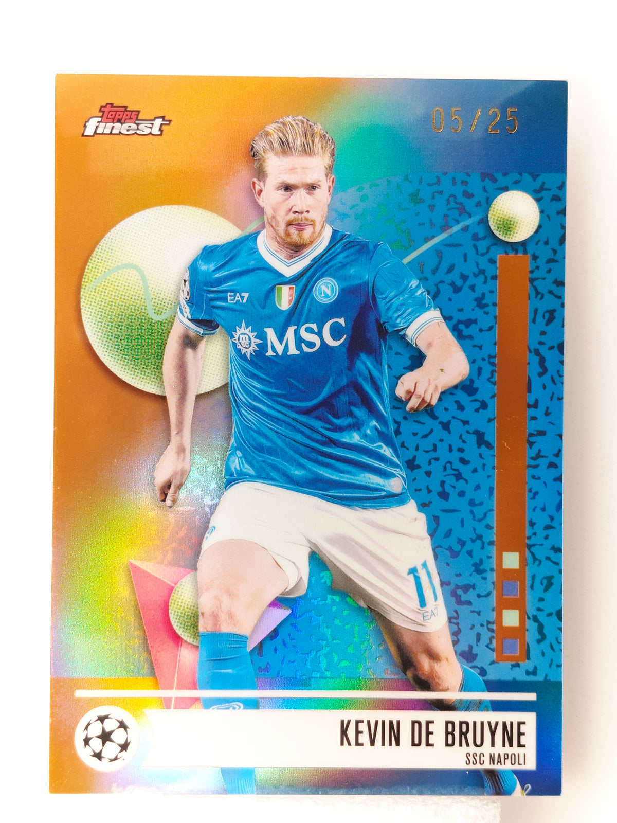 Kevin De Bruyne /25 - Topps Finest 25/26
