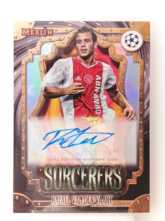 Rafael van der Vaart auto Sorcerers - Topps Merlin 23/24