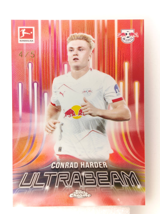 Conrad Harder /5 Ultrabeam - Topps Chrome Bundesliga 25/26