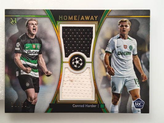 Conrad harder patch /50 rc Home/Away matchworn - Topps Museum 24/25