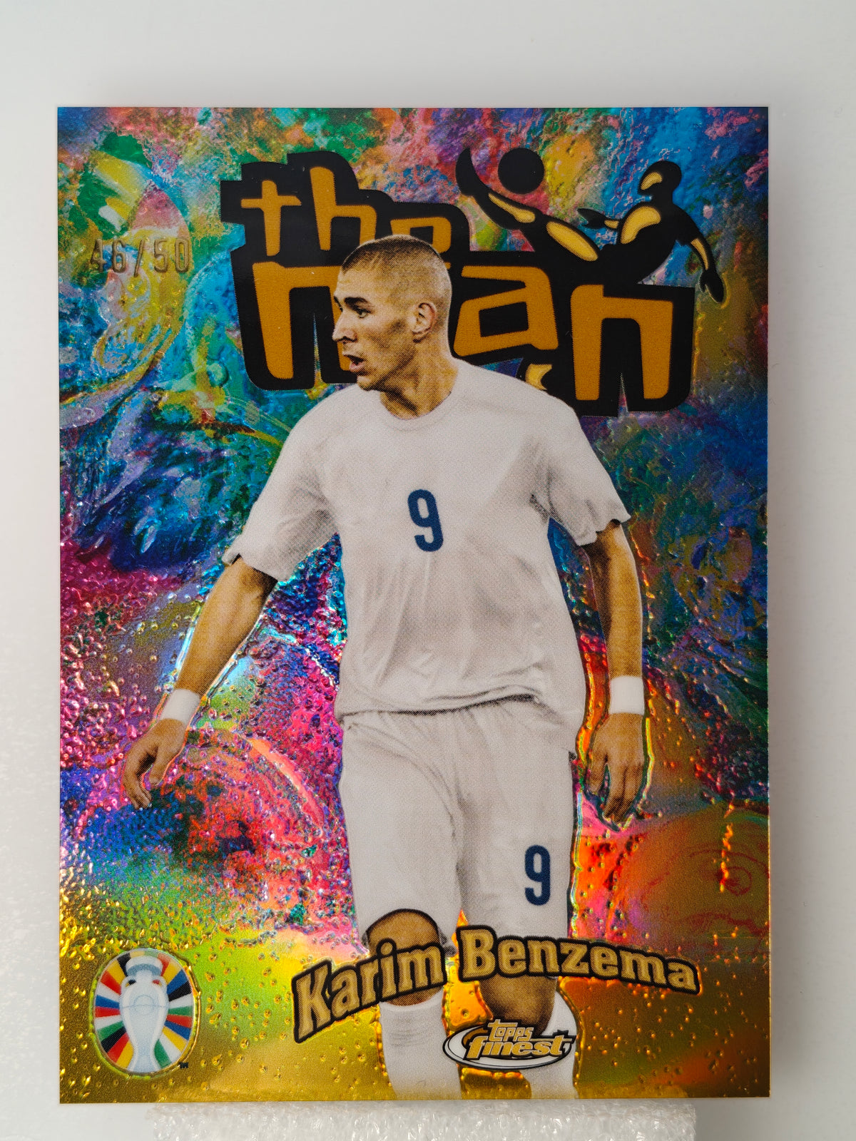 Karim Benzema the man /50 Casehit - Topps Finest euro 24