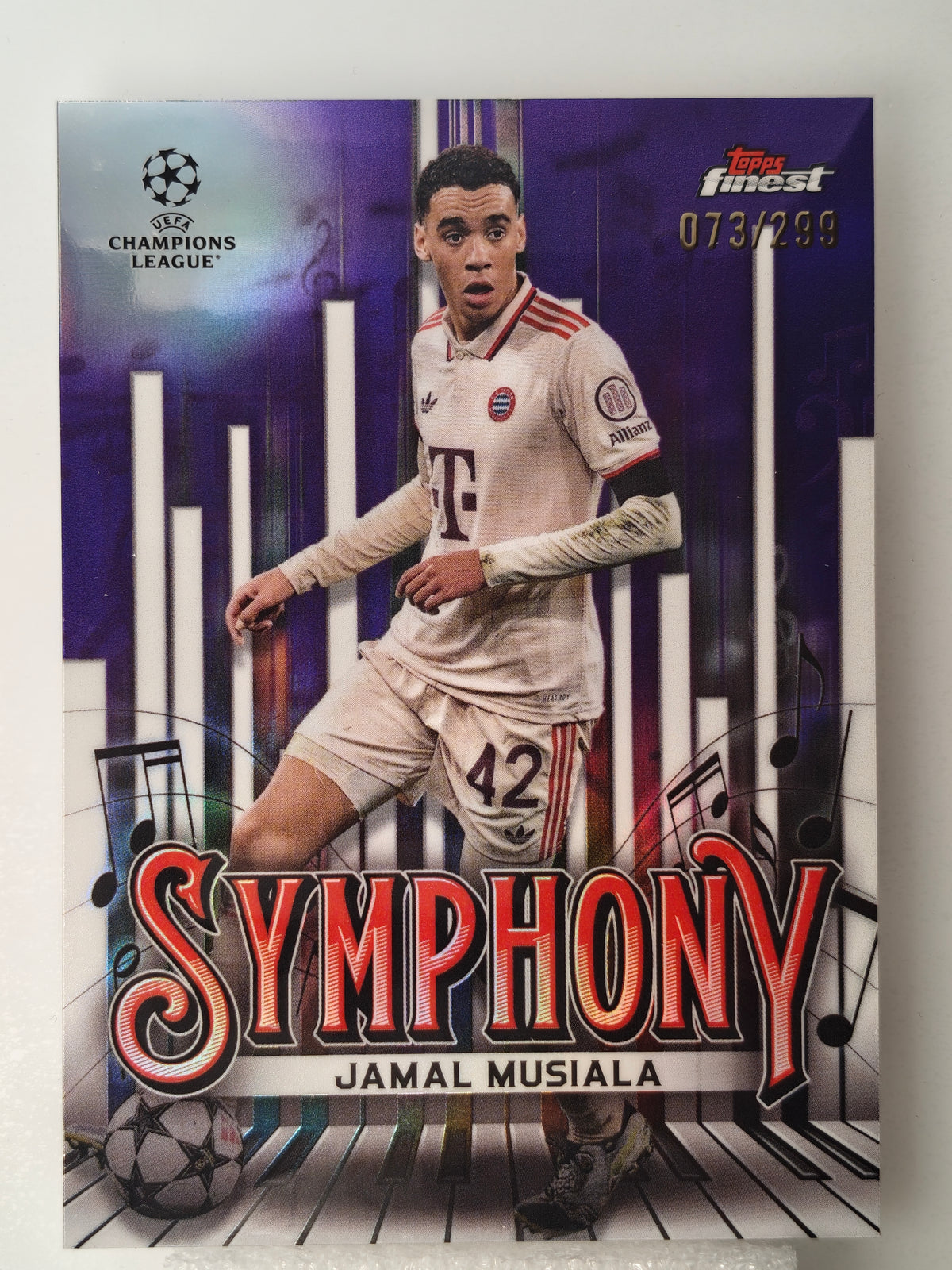 Jamal Musiala /299 symphony - Topps Finest 24/25