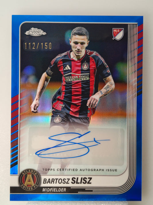Bartosz Slisz auto /150 - Topps Chrome Mls 25/26