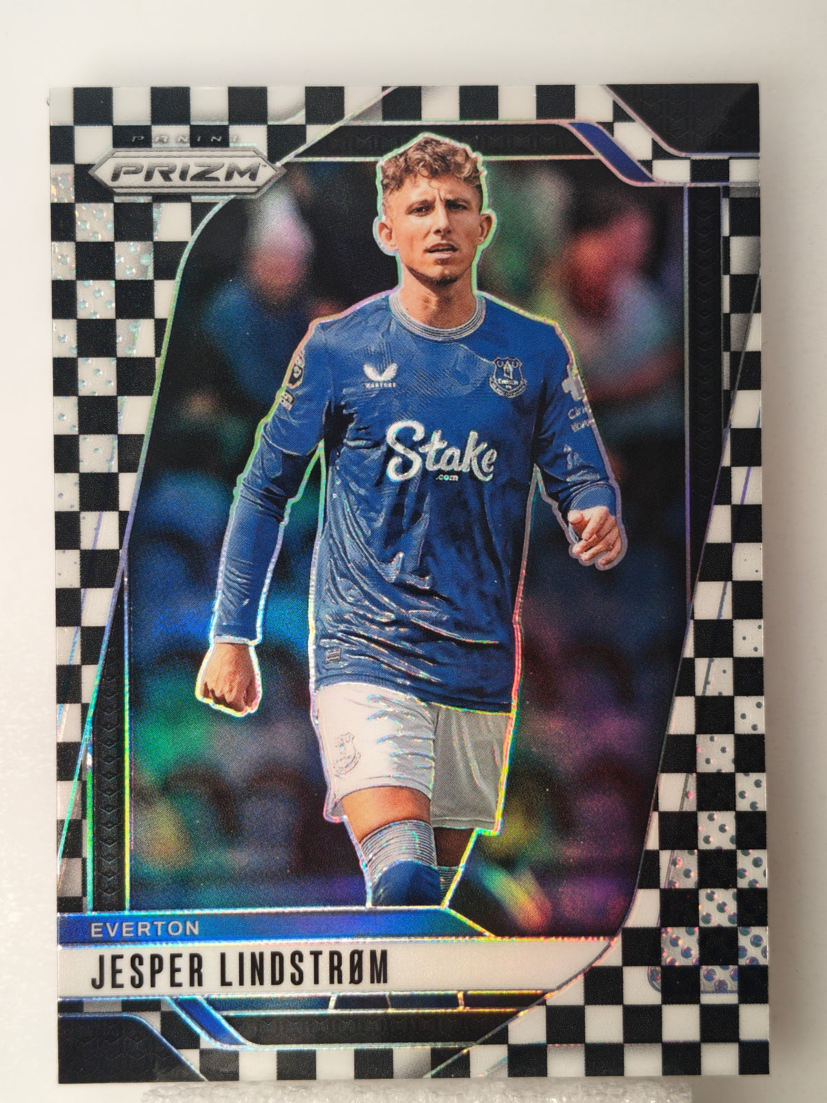 Jesper Lindstøm checkerboard - Panini Prizm Premier League 24/25