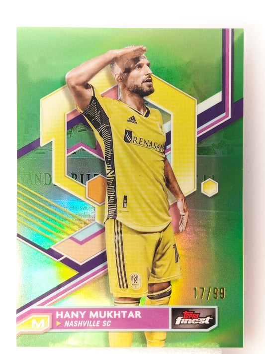 Hany Mukhtar /99 - Topps Finest MLS 23/24