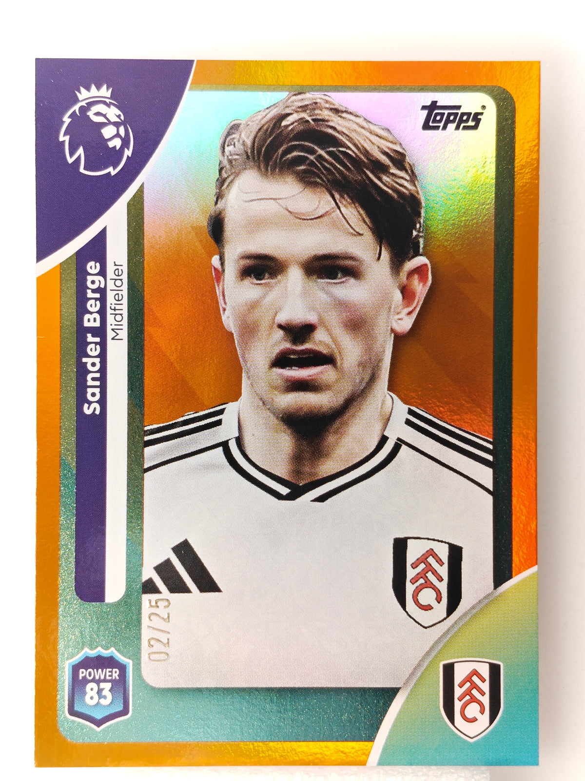 Sander Berge /25 - Topps Premier League 25/26