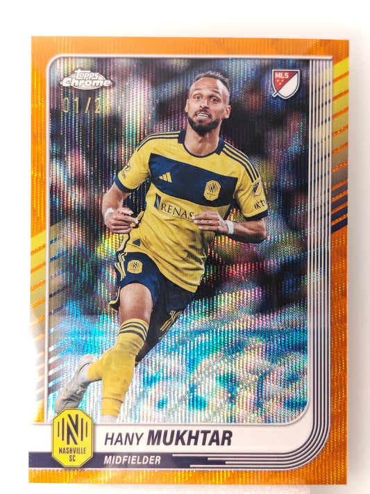 Hany Mukhtar 1/25 - Topps Chrome Mls 25/26