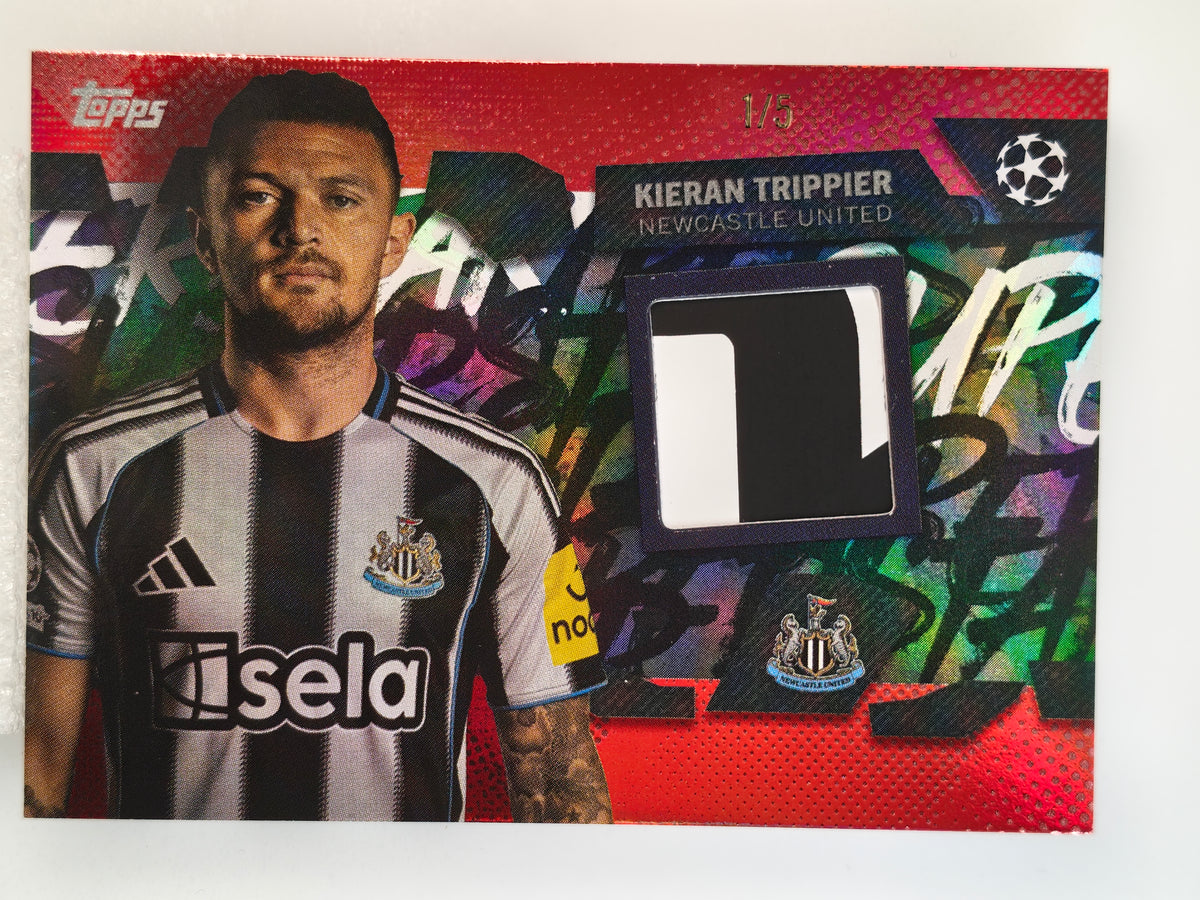 Kieran Trippier patch 1/5 player-worn - Topps Flagship 25/26