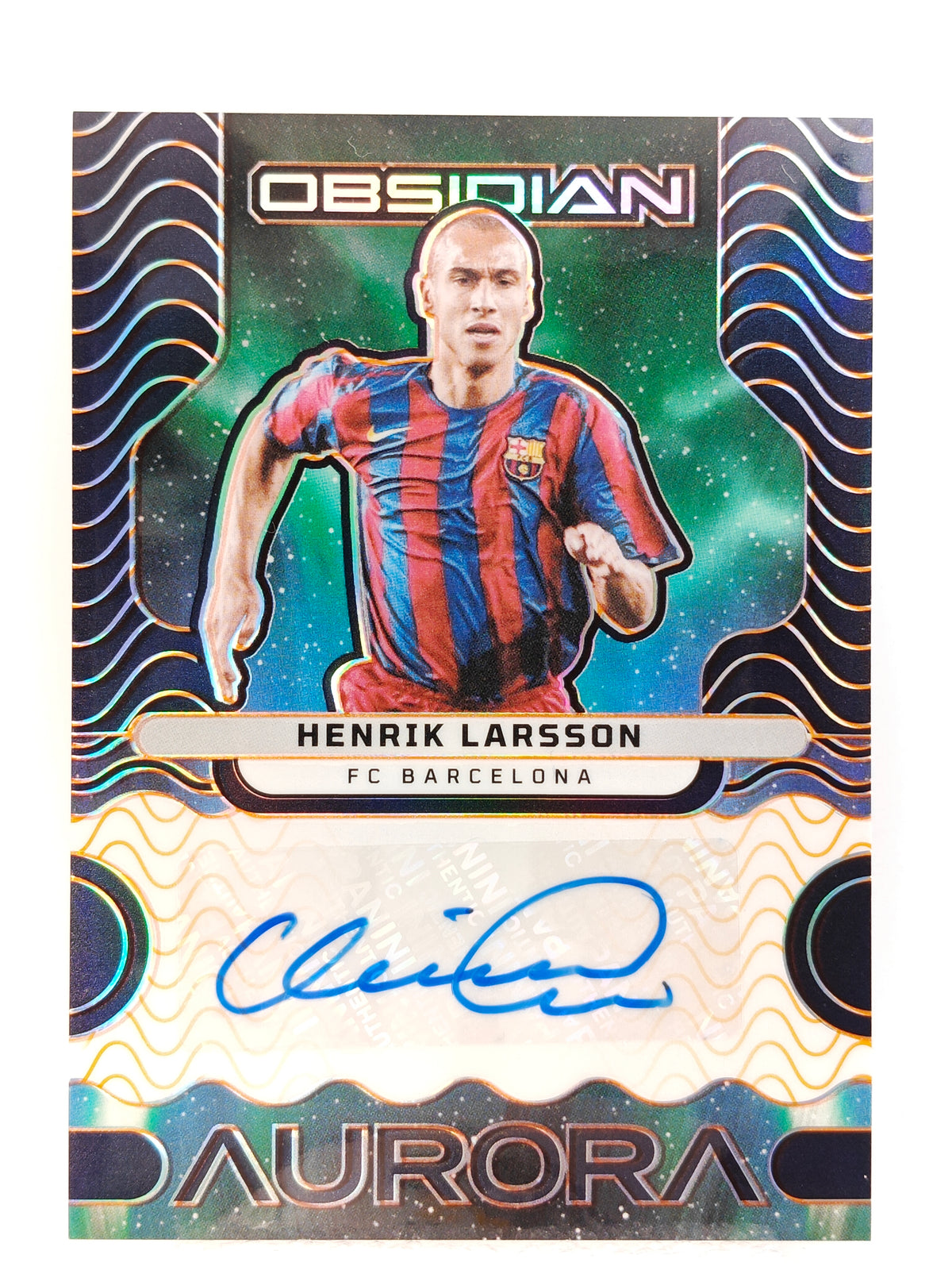 Henrik Larsson auto /99 - Panini Obsidian 23/24