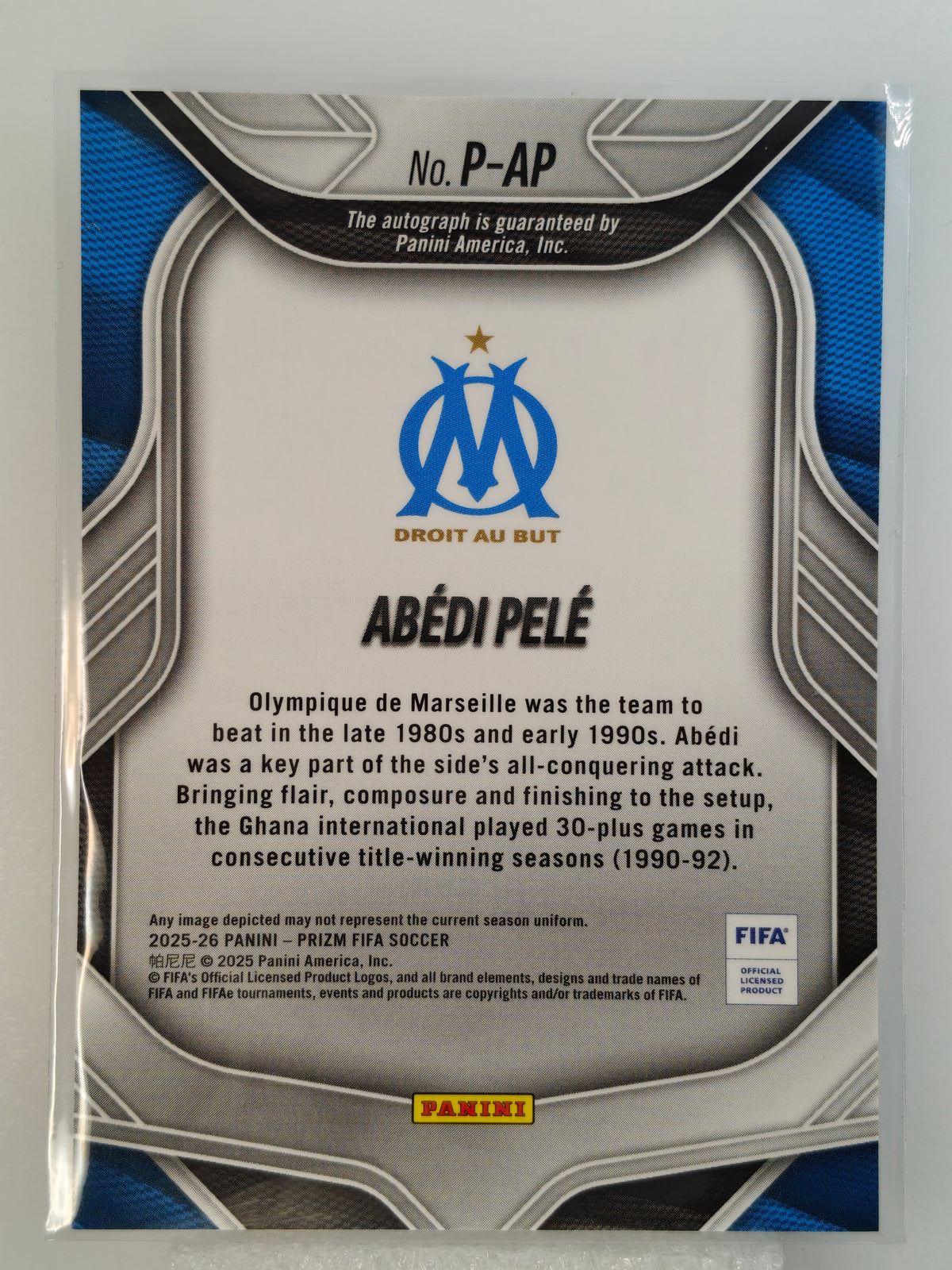 Abedi Pele Auto - Panini Prizm 25/26