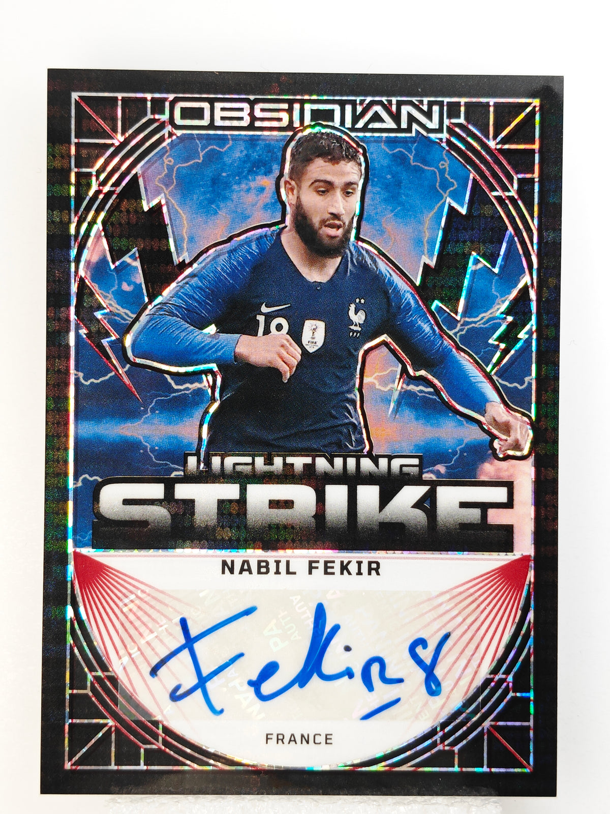 Nabil Fekir auto /99 - Panini Obsidian 24/25