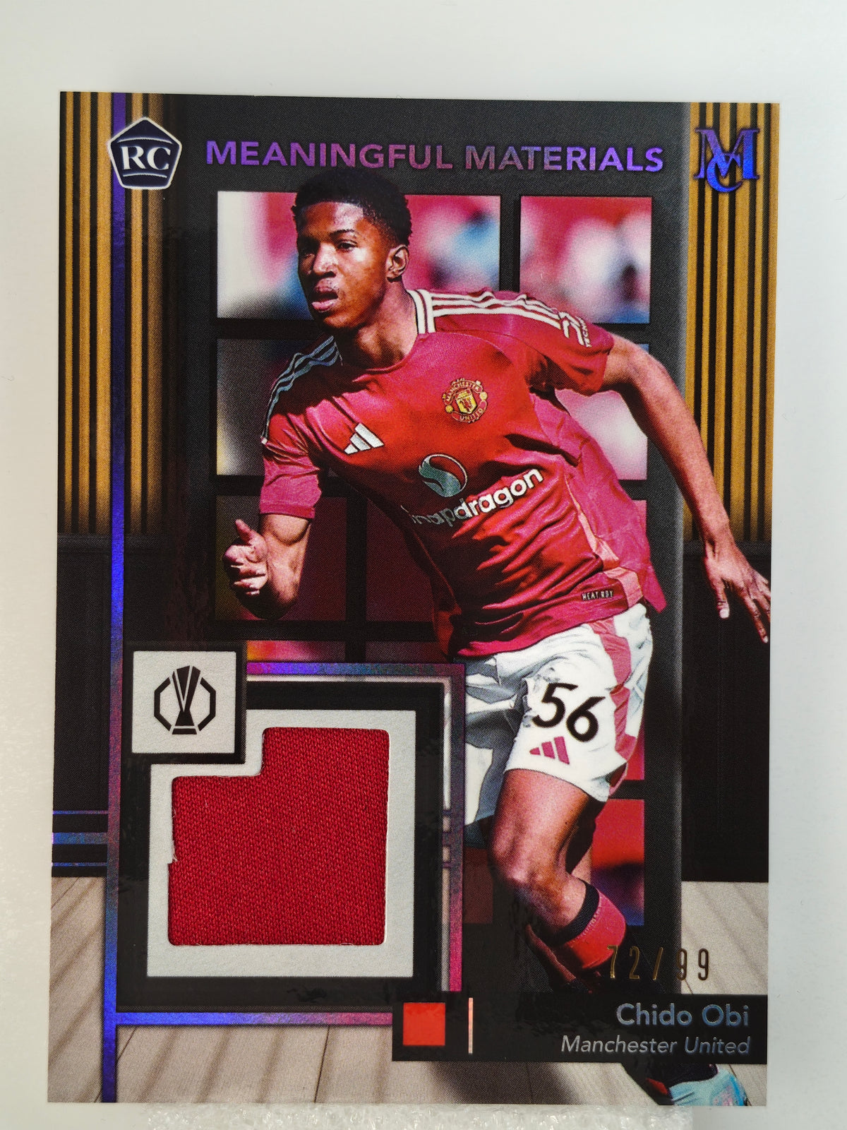 Chido Obi patch /99 rc player-worn - Topps Museum 24/25