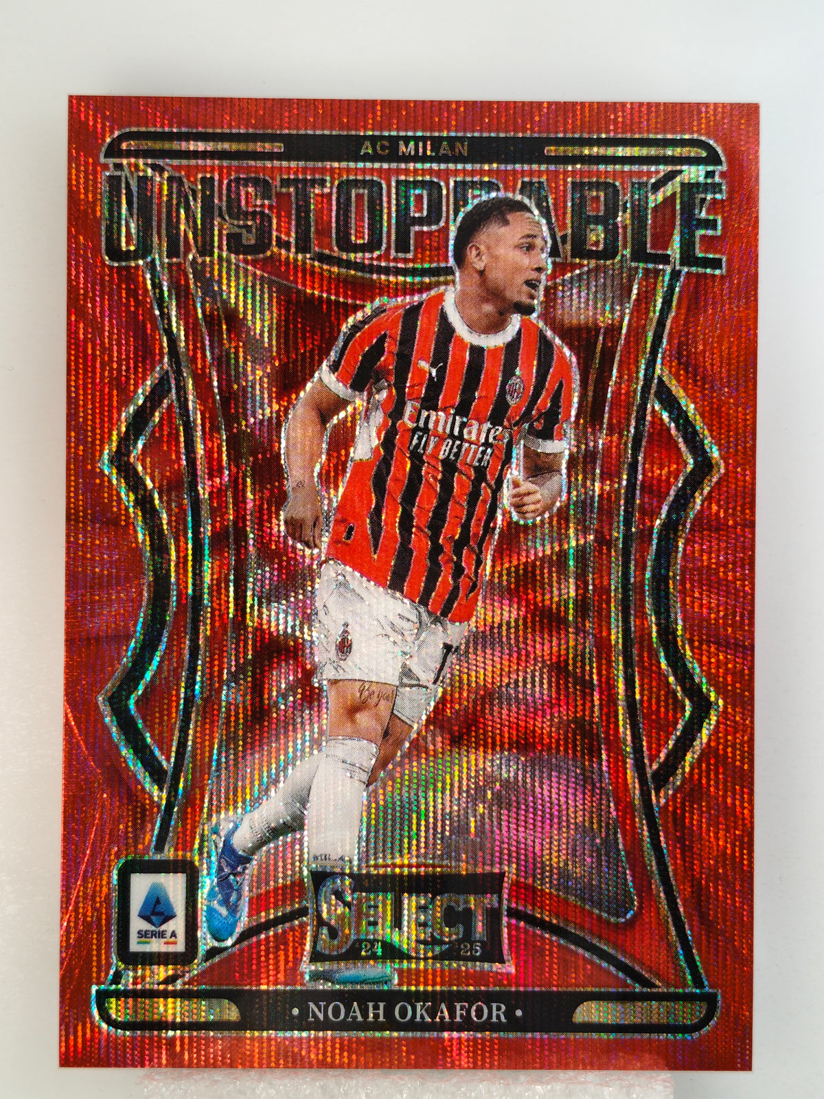 Noah Okafor /49 unstoppable colormatch - Panini Select Serie A 24/25