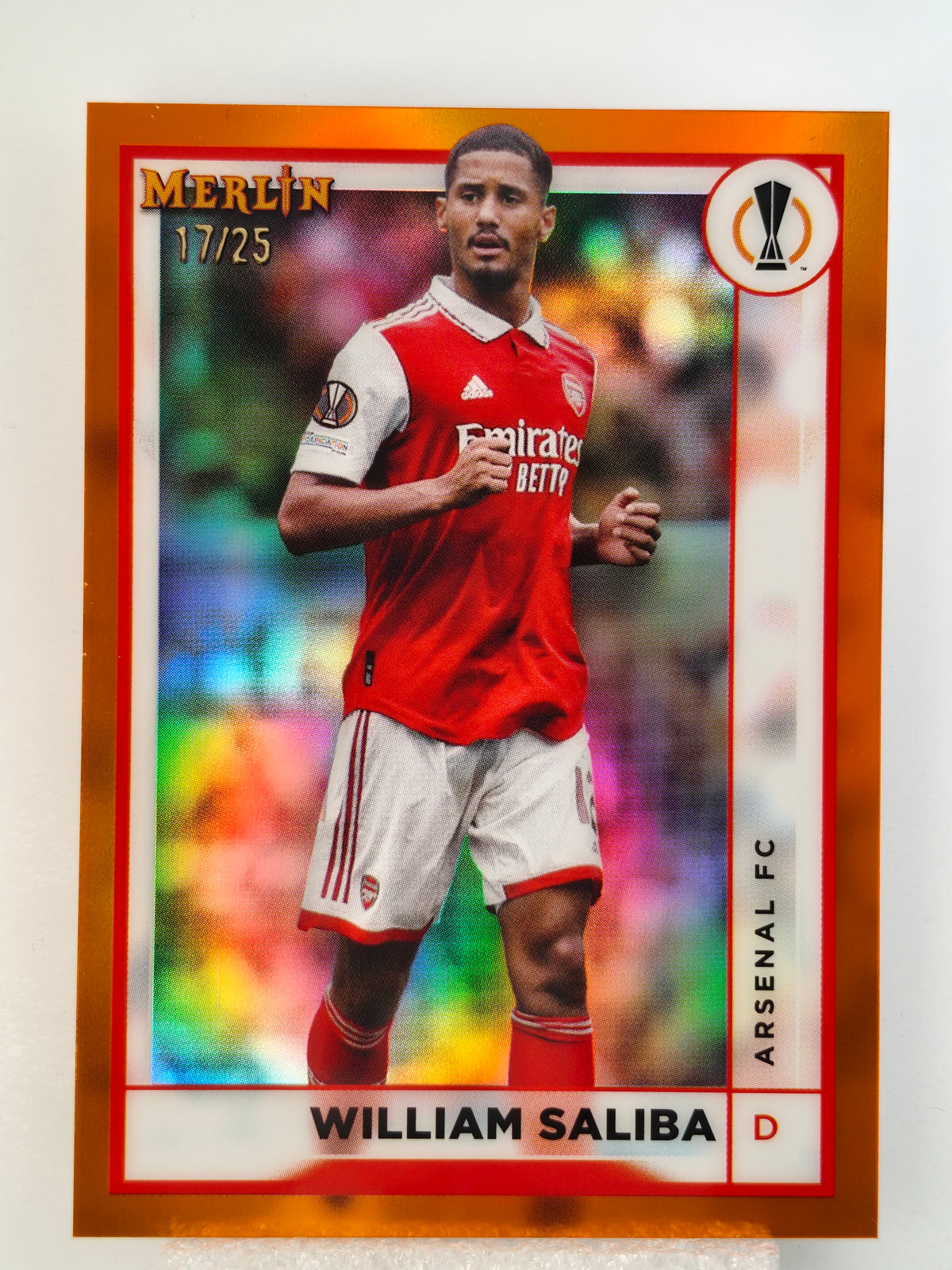 William Saliba /25 - Topps Merlin 22/23