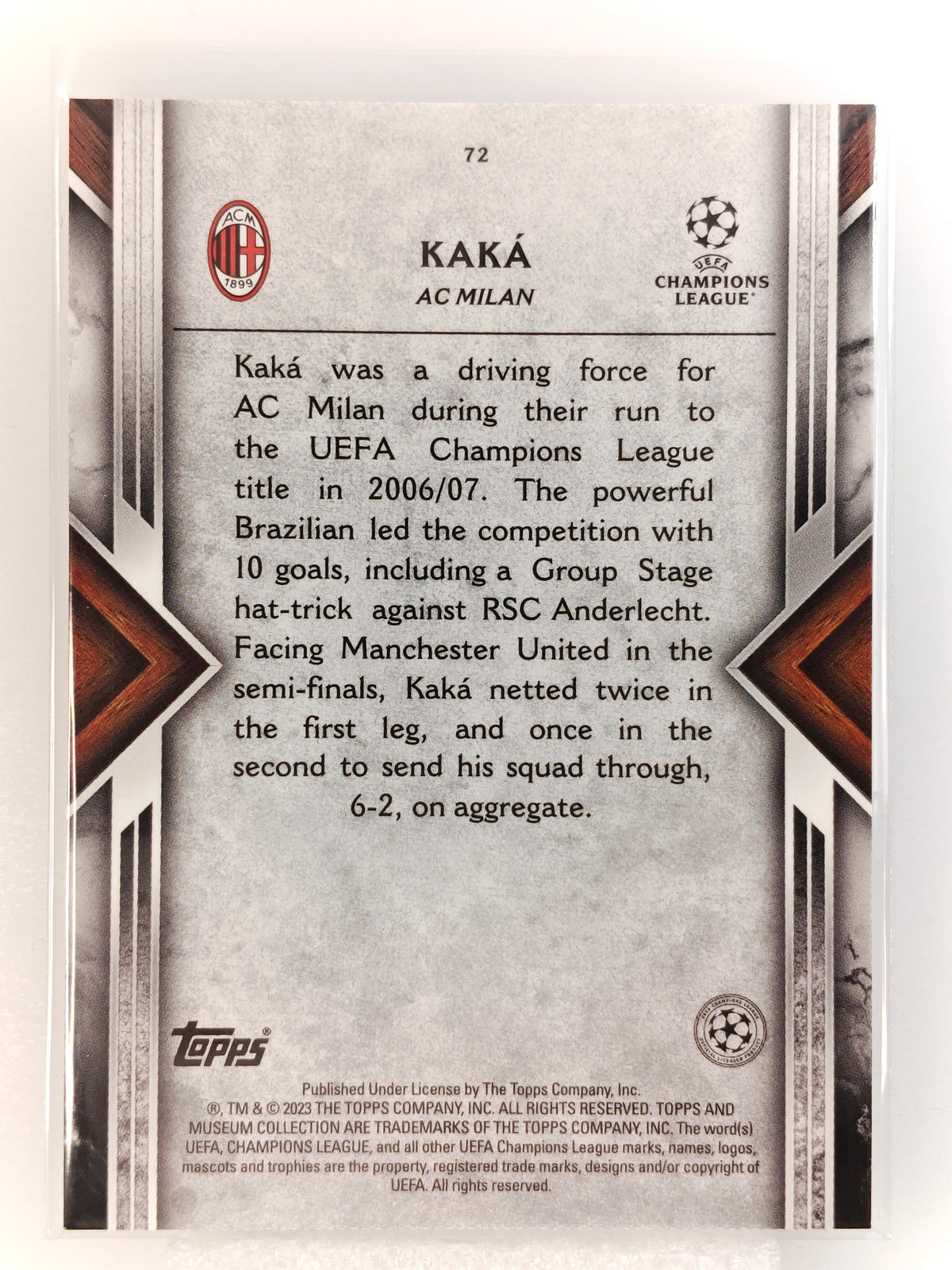 Kaka /125 - Topps Museum 22/23