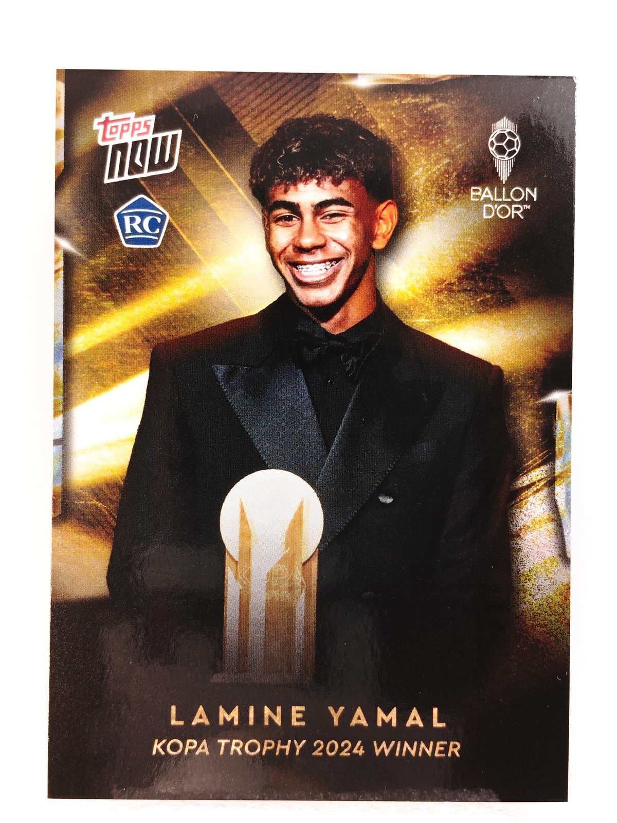 Lamine Yamal RC Kopa Trophy - Topps Now