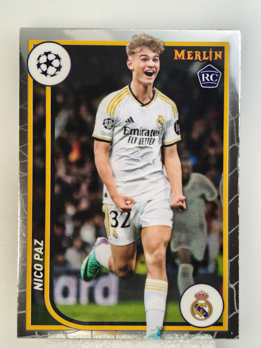 Nico Paz RC - Topps Merlin 23/24
