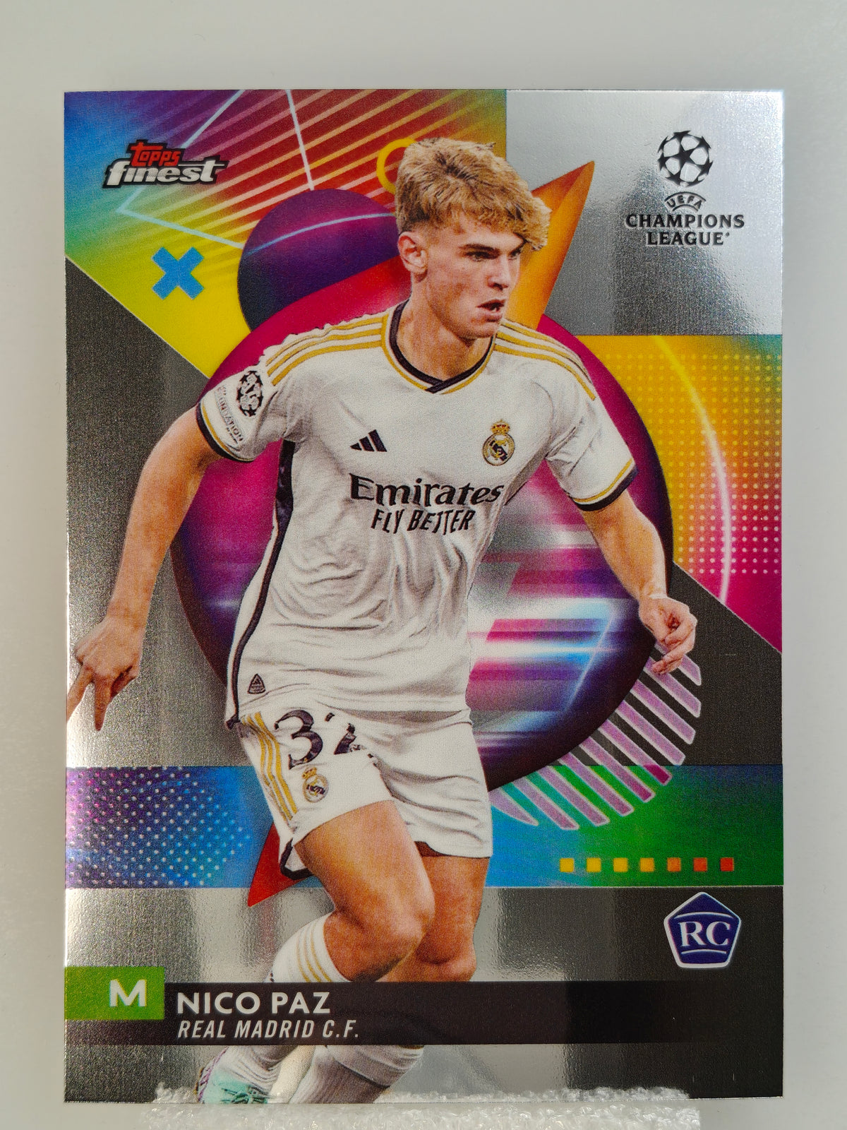 Nico Paz RC - Topps Finest 23/24