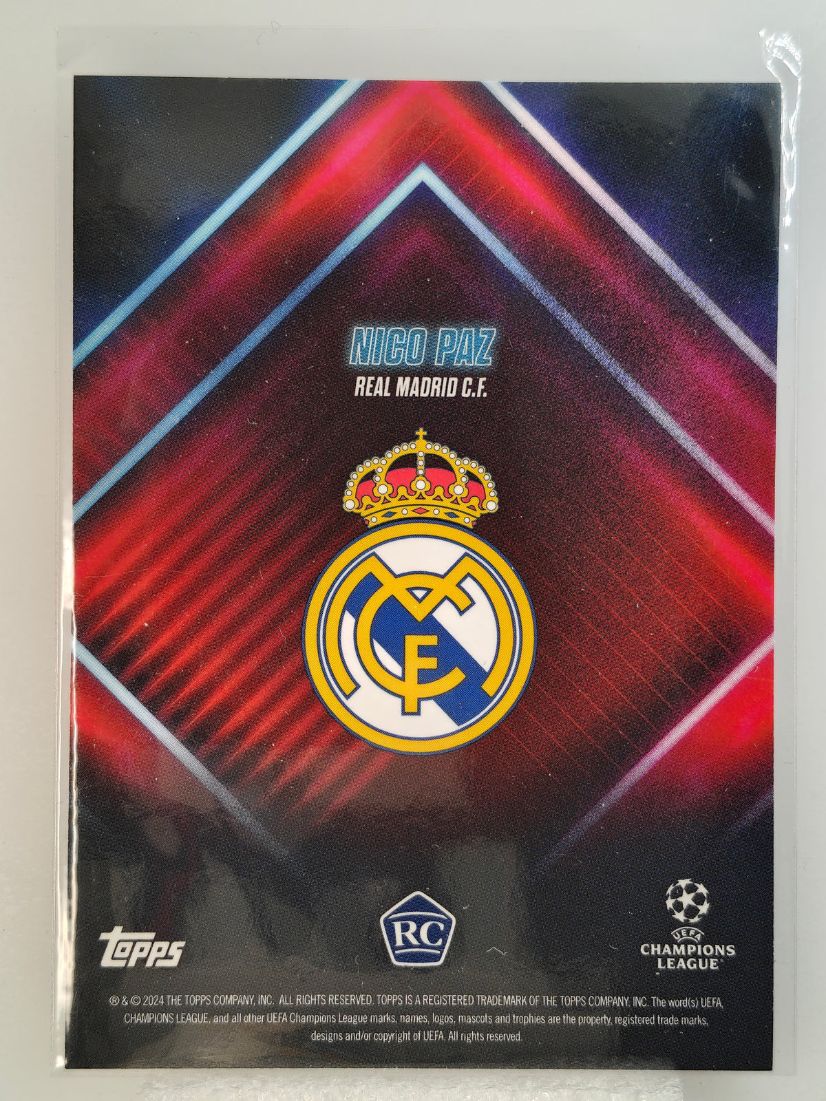 Nico Paz RC - Topps Showtime 23/24