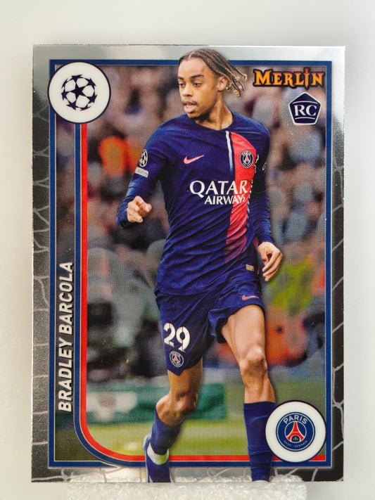 Bradley Barcola RC - Topps Merlin 23/24