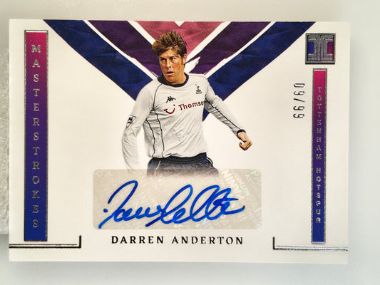 Darren Anderton auto /99 - Panini Impeccable 22/23