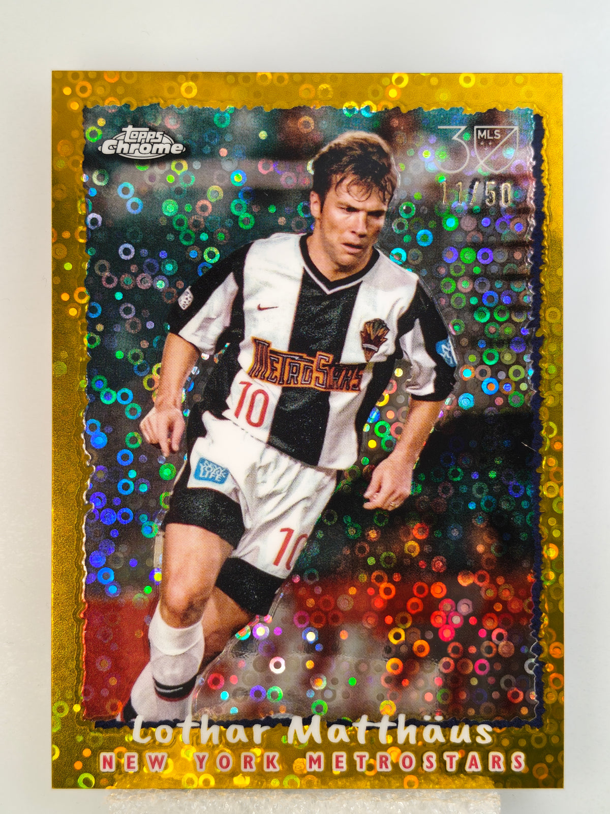 Lothar Matthaus /50 1995 - Topps Chrome MLS 25/26