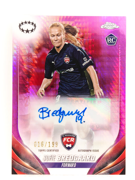 Sofie Bredgaard auto /199 RC - Topps Chrome 23/24