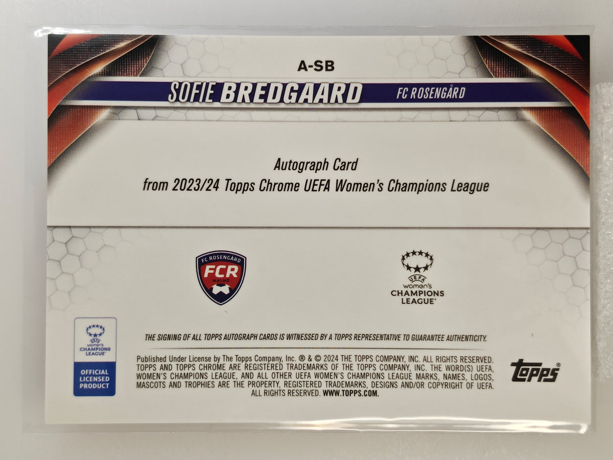 Sofie Bredgaard auto /199 RC - Topps Chrome 23/24