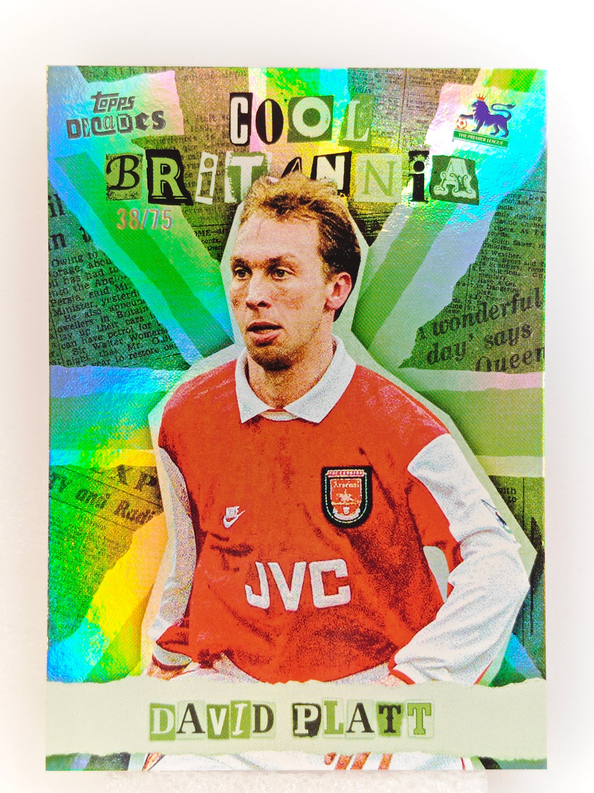 David Platt /75 - Topps Decades 90s PL