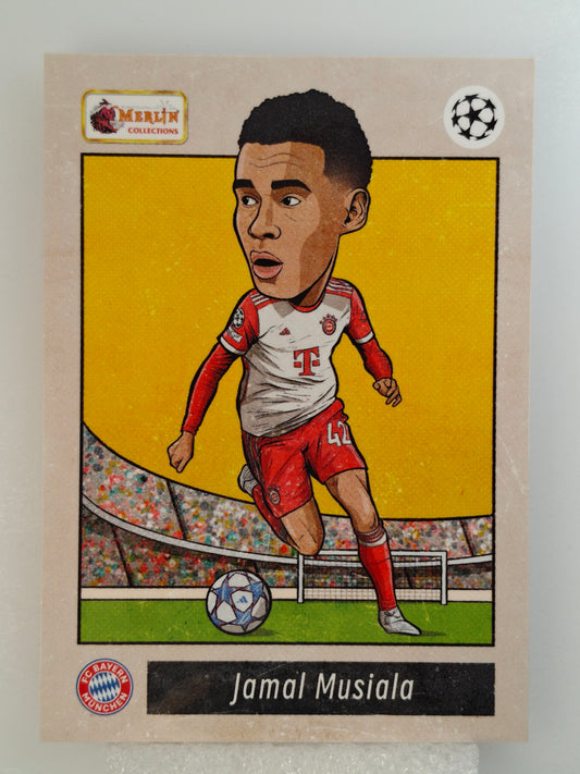 Jamal Musiala bobbleheads - Topps Merlins Heritage 23/24
